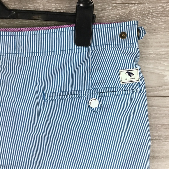 Ted Baker London Striped Pattern Trunks - Picture 4 of 6